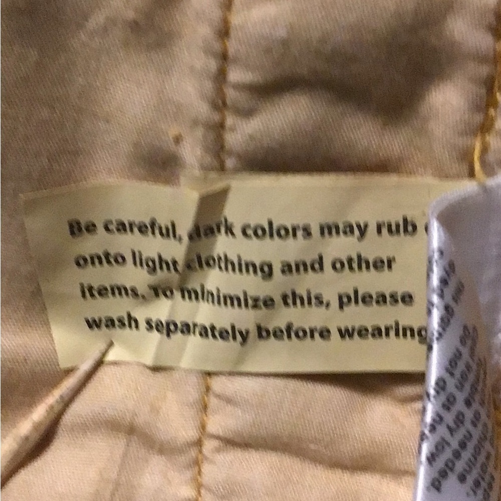 Pacsun Los Angeles mustard yellow‎ size 27 (pockets )raw hem mini skirt - Picture 3 of 9